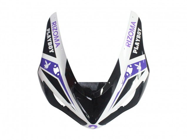 Carena Moto Kawasaki ZX6R 2005-2006 - Bianco Viola Nero Rizoma Playboy DENSO