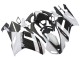 Carena Moto Kawasaki ZX6R 2007-2008 - Bianco Nero