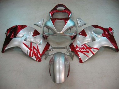 Carena Moto Suzuki GSXR 1300 Hayabusa 1996-2007 - Argento Rosso Hayabusa Sconto