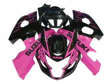 Carena Moto Suzuki GSXR 600 / GSXR 750 2004-2005 - Rosa Nero Lucido Sconto