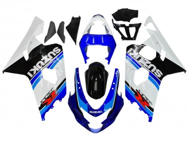 Carena Moto Suzuki GSXR 600 / GSXR 750 2004-2005 - Bianco Blu Nero Rosso Sconto