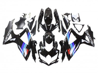 Carena Moto Suzuki GSXR 600 / GSXR 750 2008-2010 - Nero Lucido Blu Sconto