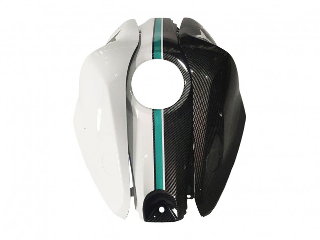 Carena Moto Yamaha YZF R3/R25 2015-2018 - Bianco Verde Nero Lucido