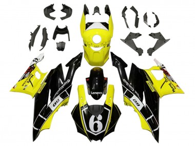 Carena Moto Yamaha YZF R3/R25 2019-2021 - Giallo Bianco Nero Lucido Lenovo 6 Sconto