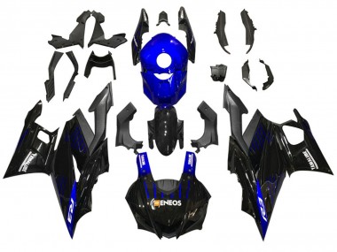 Carena Moto Yamaha YZF R3/R25 2022-2024 - Blu Nero ENEOS Yamalube Sconto