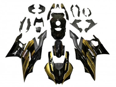 Carena Moto Yamaha YZF R3/R25 2022-2024 - Oro Nero Lucido Semakin Didepan Sconto