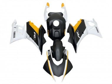Carena Moto Yamaha YZF R3/R25 2022-2024 - Bianco Giallo Nero Opaco Sconto