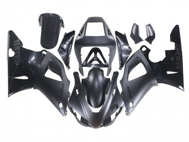 Carena Moto Yamaha YZF 1000 R1 1998-1999 - Nero Opaco Nero Lucido Sconto