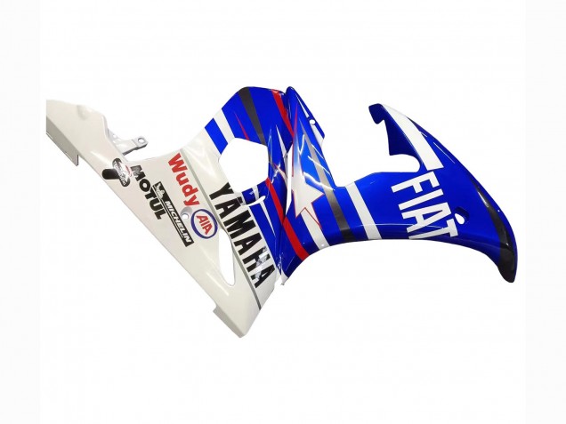 Carena Moto Yamaha YZF R6S 2006-2009 - Bianco Blu Fiat Motul Kastinee