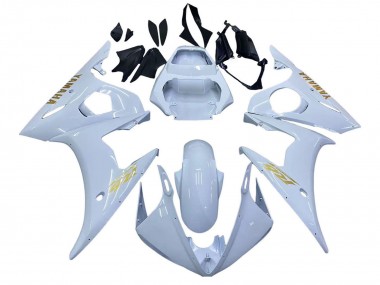 Carena Moto Yamaha YZF 600 R6 2005 - Bianco Oro Sconto