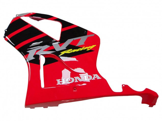Carena Moto Honda VTR1000 2000-2006 - Argento Rosso Nero Banda Corsa