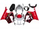 Carena Moto Honda VTR1000 2000-2006 - Argento Rosso Nero Banda Corsa