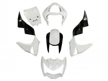 Carena Moto Kawasaki Z1000 2003-2006 - Bianco Nero Lucido Sconto