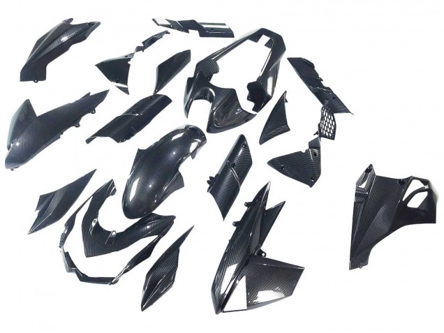Carena Moto Kawasaki Z1000 2010-2013 - Nero Fibra di Carbonio