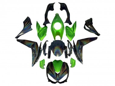 Carena Moto Kawasaki Z1000 2014-2019 - Verde Arcobaleno Sconto