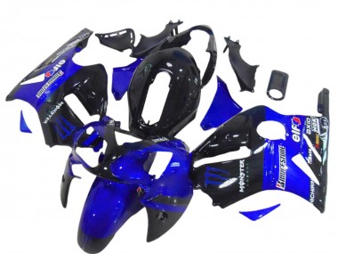 Carena Moto Kawasaki ZX12R 2000-2001 - Nero Lucido Blu Mostro Sconto