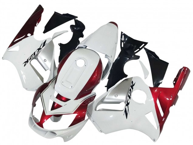 Carena Moto Kawasaki ZX12R 2002-2006 - Bianco Rosso Nero