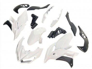 Carena Moto Kawasaki Versys 650 2015-2021 - Bianco Nero Opaco Sconto
