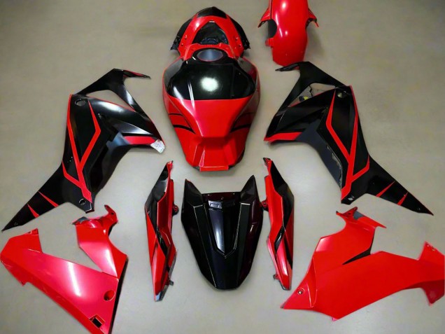 Carena Moto Honda CBR650R 2021-2023 - Rosso Nero Lucido Banda