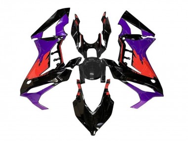 Carena Moto Honda CBR650R 2021-2023 - Viola Rosso Nero Lucido Sconto