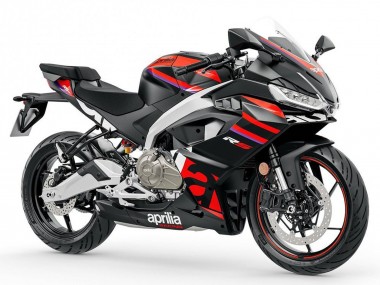 Carena Moto Aprilia RS457 2024-2025 - Nero Opaco Rosso Sconto