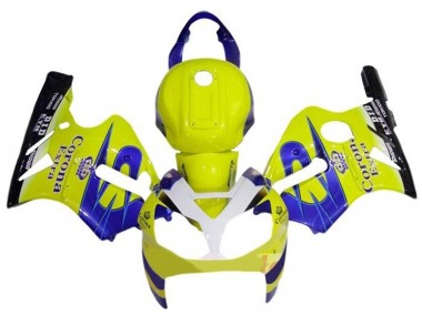 Carena Moto Kawasaki ZX12R 2000-2001 - Giallo Bianco Blu Corona Extra Sconto