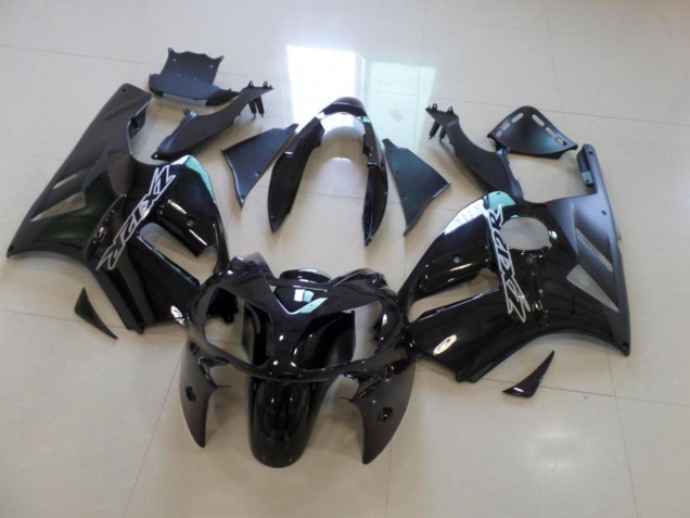 Carena Moto Kawasaki ZX12R 2002-2006 - Nero Lucido Nero Opaco