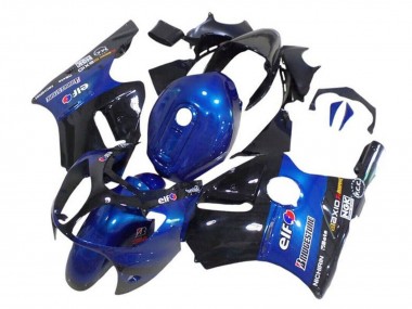 Carena Moto Kawasaki ZX12R 2002-2006 - Blu Nero Lucido Elf Bridgestone Sconto