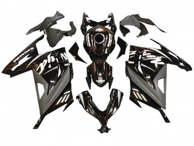 Carena Moto Kawasaki EX300 2013-2024 - Nero Lucido Nero Opaco Bianco