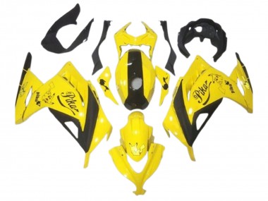Carena Moto Kawasaki EX300 2013-2024 - Giallo Nero Pikachu Sconto