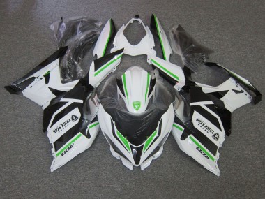 Carena Moto Kawasaki Ninja 400 2018-2024 - Bianco Verde Nero Trick Star Sconto