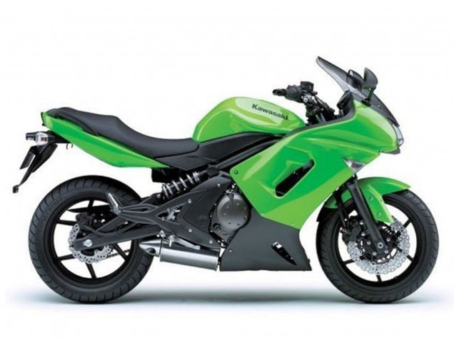 Carena Moto Kawasaki Ninja 650 EX650 2006-2008 - Verde Nero Opaco