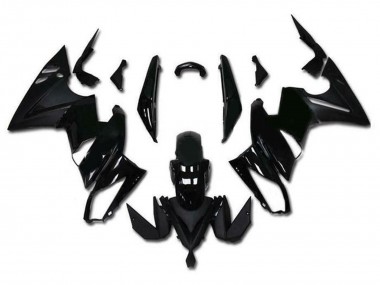 Carena Moto Kawasaki Ninja 650 EX650 2009-2011 - Nero Lucido Nero Opaco Sconto