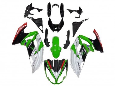 Carena Moto Kawasaki Ninja 650 EX650 2012-2016 - Bianco Verde Nero Rosso Mostro Sconto