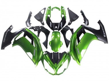 Carena Moto Kawasaki Ninja 650 EX650 2012-2016 - Verde Nero Opaco Sconto