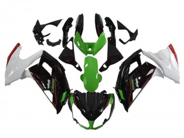 Carena Moto Kawasaki Ninja 650 EX650 2012-2016 - Verde Nero Bianco Rosso Sconto