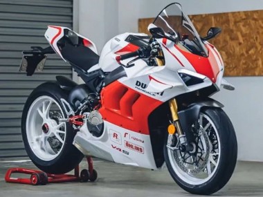 Carena Moto Ducati Panigale V4 V4S 2020-2021 - Bianco Rosso Sconto