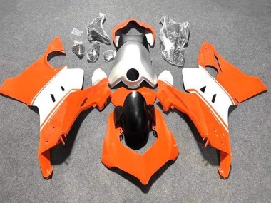 Carena Moto Ducati Panigale V4 V4S 2020-2021 - Bianco Argento Arancia Sconto