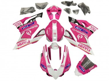 Carena Moto Ducati Panigale 899/1199 2011-2014 - Rosa Bianco Nero Lucido Fiamm Sconto