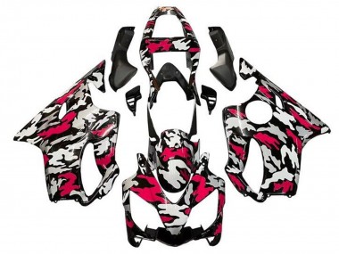 Carena Moto Honda CBR600 F4i 2001-2003 - Nero Rosso Grigio Camouflage Sconto