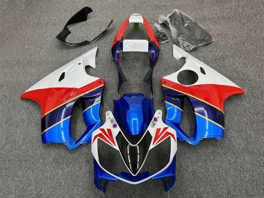 Carena Moto Honda CBR600 F4i 2001-2003 - Bianco Rosso Blu Blu Scuro Sconto