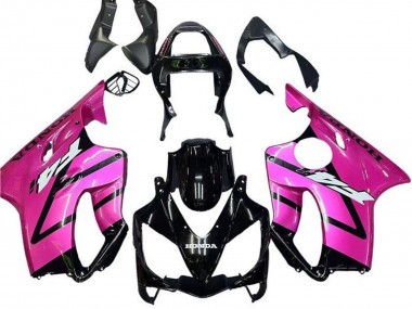 Carena Moto Honda CBR600 F4i 2001-2003 - Rosa Nero Lucido Banda Sconto