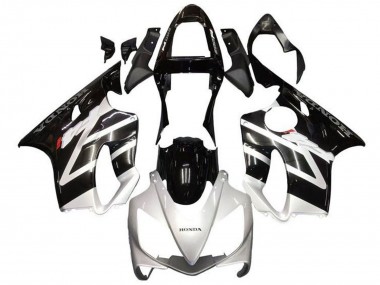 Carena Moto Honda CBR600 F4i 2001-2003 - Argento Nero Lucido Sconto