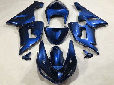 Carena Moto Kawasaki ZX6R 2005-2006 - Blu Sconto
