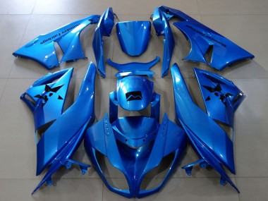 Carena Moto Kawasaki ZX6R 2007-2008 - Metallico Blu Sconto