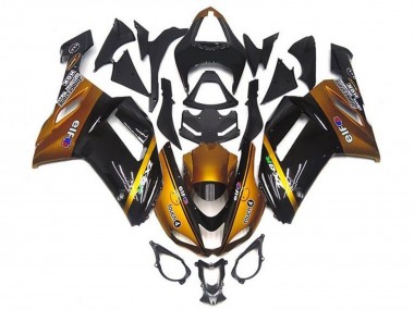 Carena Moto Kawasaki ZX6R 2007-2008 - Oro Nero Elf Sconto