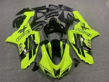Carena Moto Kawasaki ZX6R 2007-2008 - Neon Giallo Nero Icon Sconto