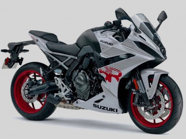 Carena Moto Suzuki GSX8R 2024-2025 - Argento Nero Rosso Sconto