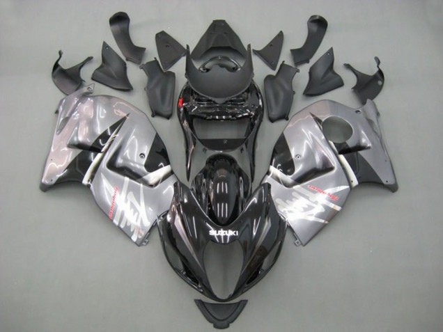 Carena Moto Suzuki GSXR 1300 Hayabusa 1996-2007 - Nero Grigio Argento