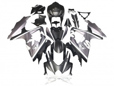Carena Moto Suzuki GSXR 600 / GSXR 750 2008-2010 - Argento Bianco Nero Opaco Sconto